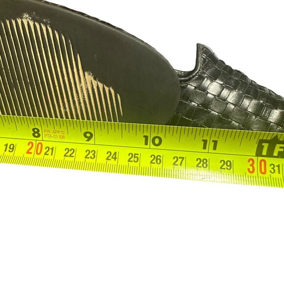 Trotters Black Woven Leather Loafer Flats - Size 8.5 - Picture 11 of 13